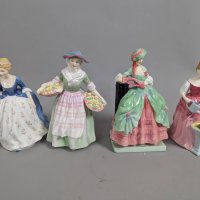 Four Royal Doulton Pretty Ladies Figurines