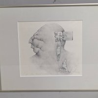 John DeAmicis The Thought Escapes Me Signed Artist Proof