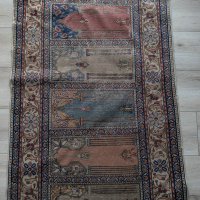 Turkish Kayseri Saf Runner Rug with Prayer Niche Design